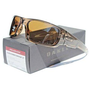 OAKLEY Crankshaft POLARIZED Sunglasses Brown Smoke NEW